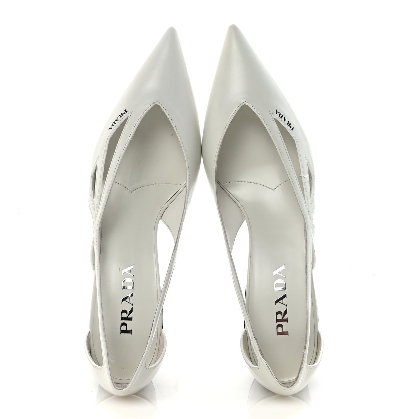 Spazzolato Cutout 55mm Pumps 39 White