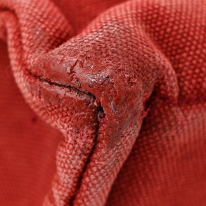 Hermes Canvas Tout Fourre PM Red 10 of 15