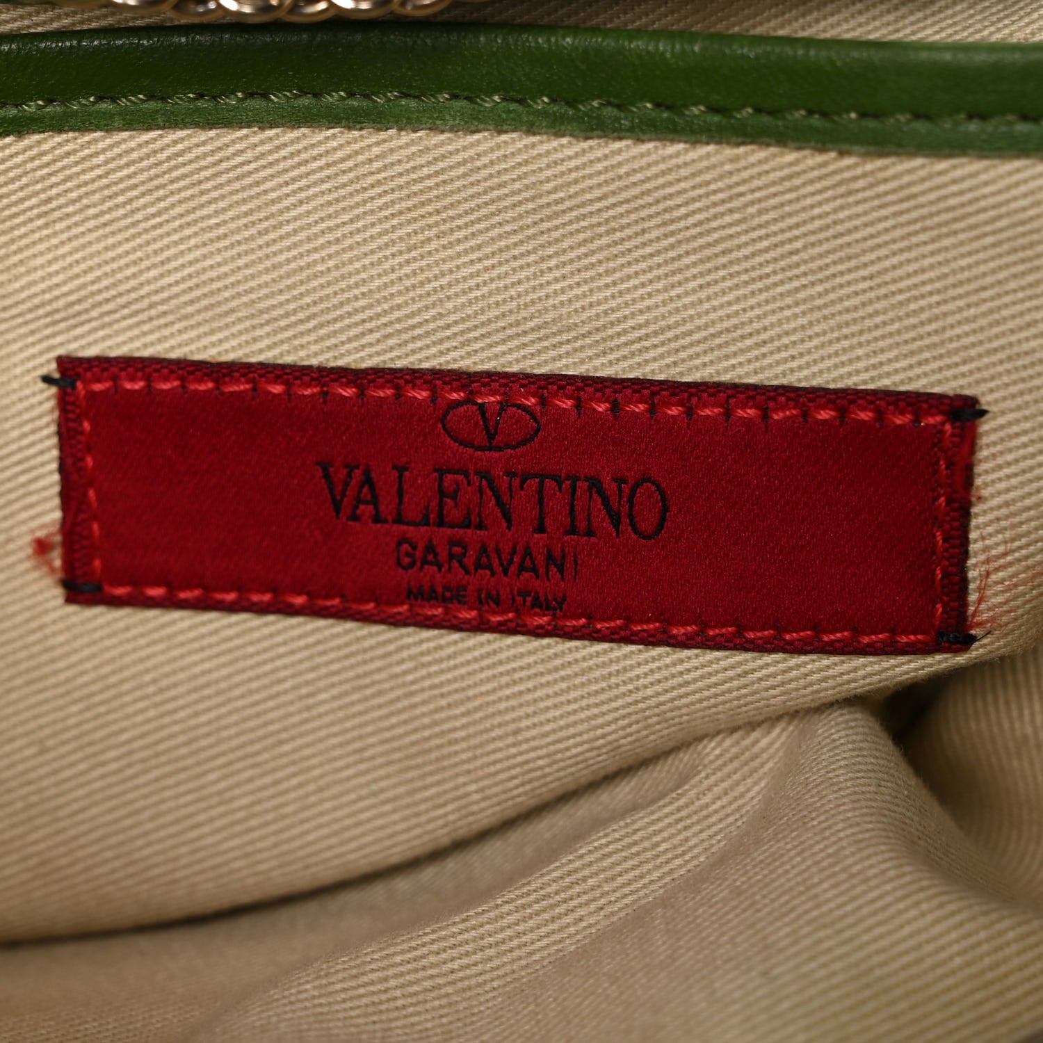 Valentino Garavani Calfskin Va Va Voom Shoulder Bag Deep Rose Green Grey Scarlet 5 of 8