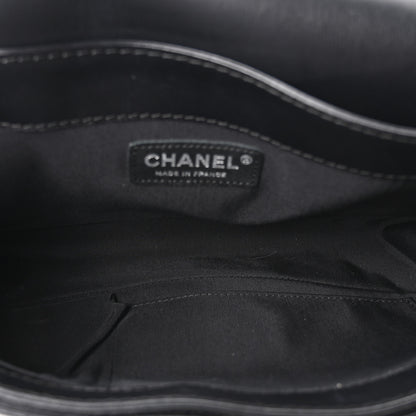 Chanel Calfskin Enchained New Medium Boy Flap Black 5 of 10