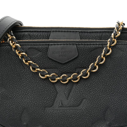 Louis Vuitton Empreinte Monogram Giant Multi Pochette Accessories Black 8 of 10
