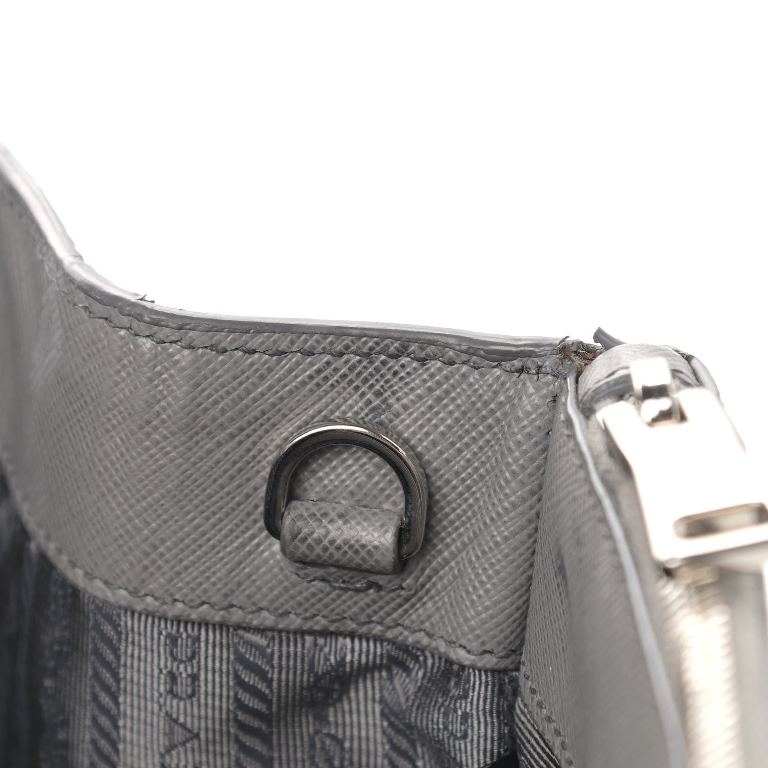Prada Saffiano Medium Galleria Double Zip Tote Marmo 18 of 19