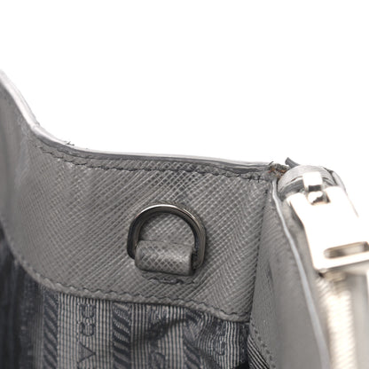 Prada Saffiano Medium Galleria Double Zip Tote Marmo 18 of 19
