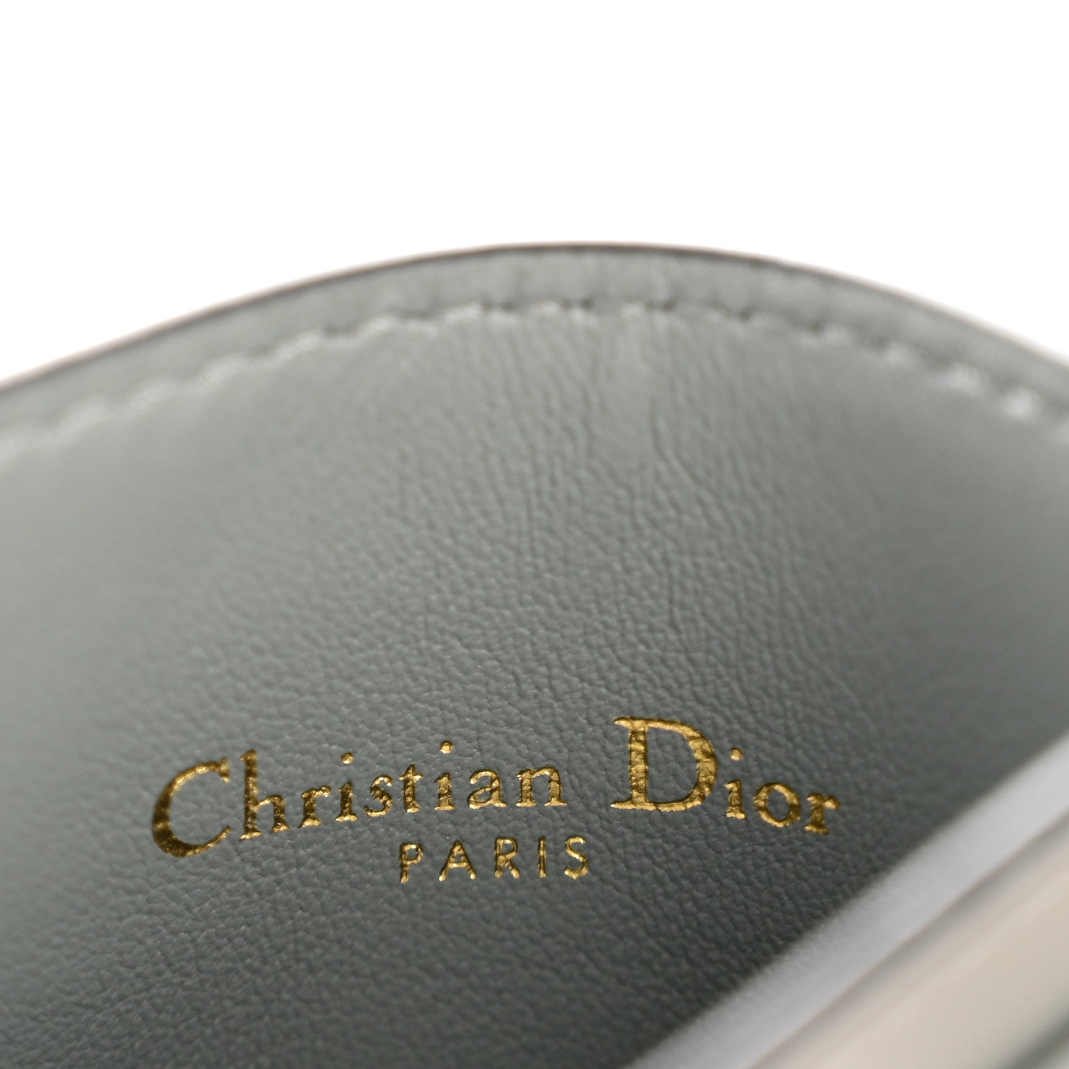Christian Dior Oblique Calfskin 30 Montaigne Freesia Card Holder Grey 6 of 10