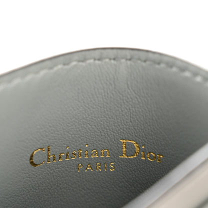 Christian Dior Oblique Calfskin 30 Montaigne Freesia Card Holder Grey 6 of 10