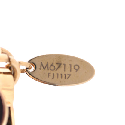 Louis Vuitton Fleur De Monogram Bag Charm Dore 3 of 4