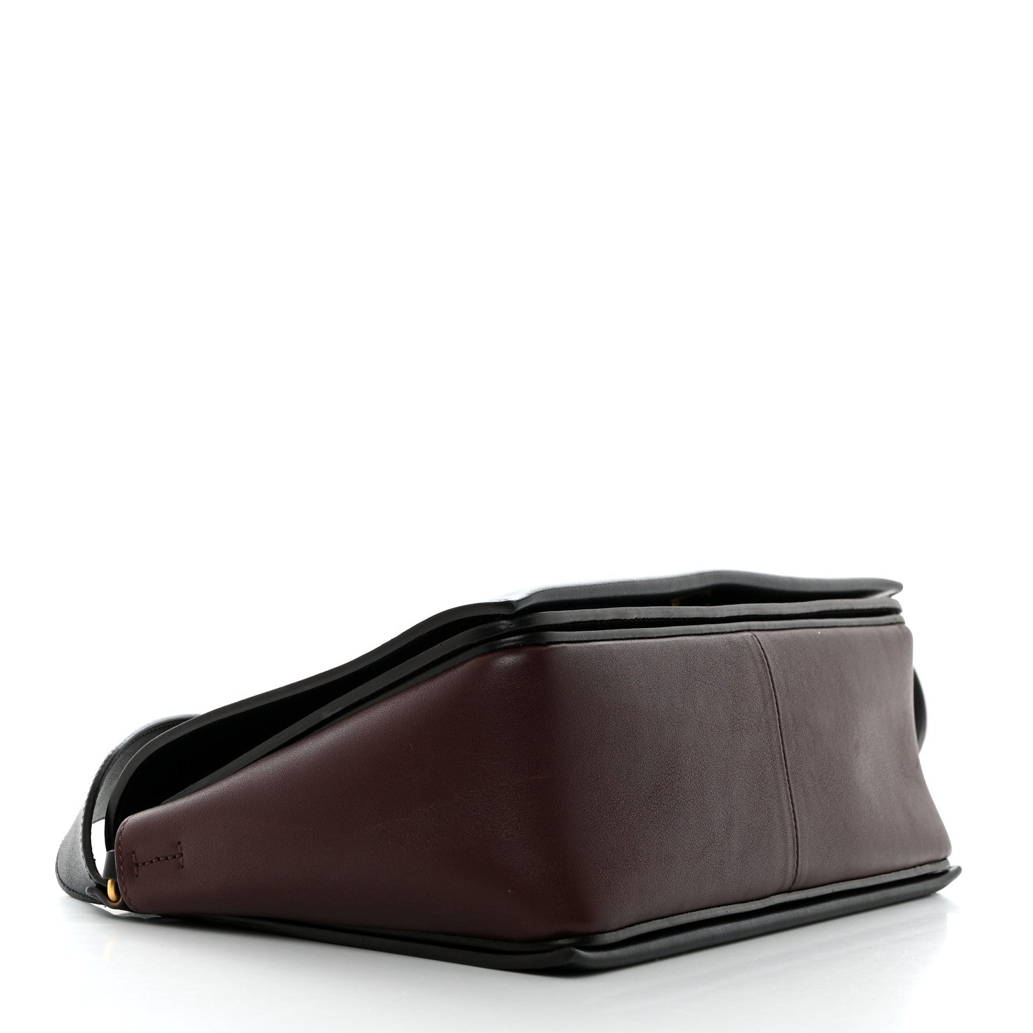 Celine Shiny Smooth Calfskin Medium Frame Shoulder Bag Steel Blue Plum 4 of 12