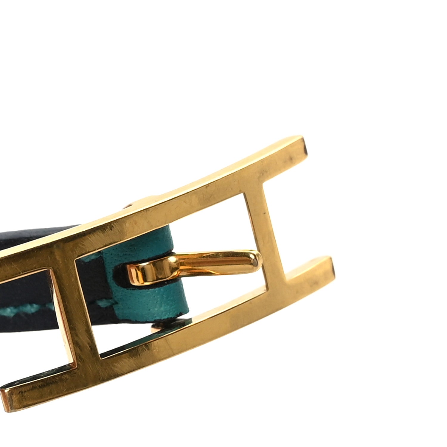Hermes Swift Behapi Double Tour Bracelet XS Malachite Black 6 of 6