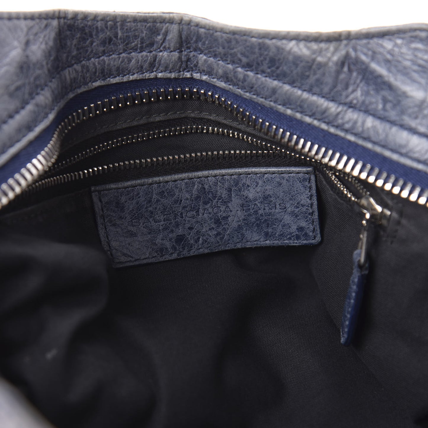 Agneau Giant 21 Silver Hardware City Bleu Roi