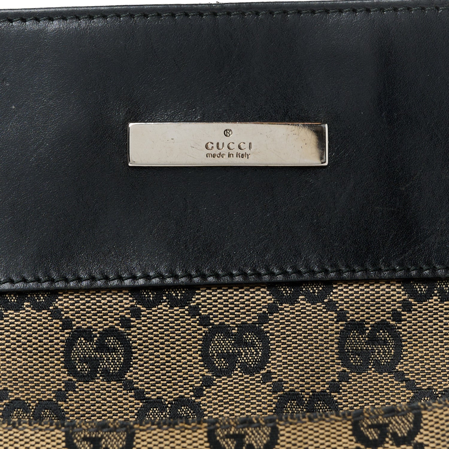 Gucci Monogram Messenger Crossbody Bag Dark Brown 8 of 11