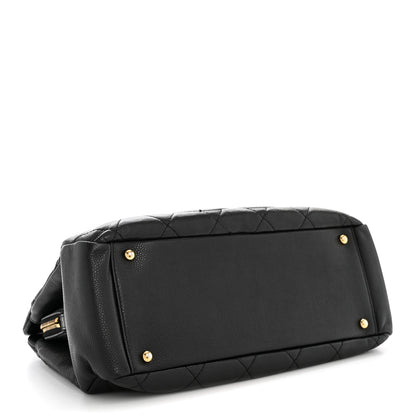 Chanel Caviar Quilted Timeless CC Soft Tote Black 4 of 14