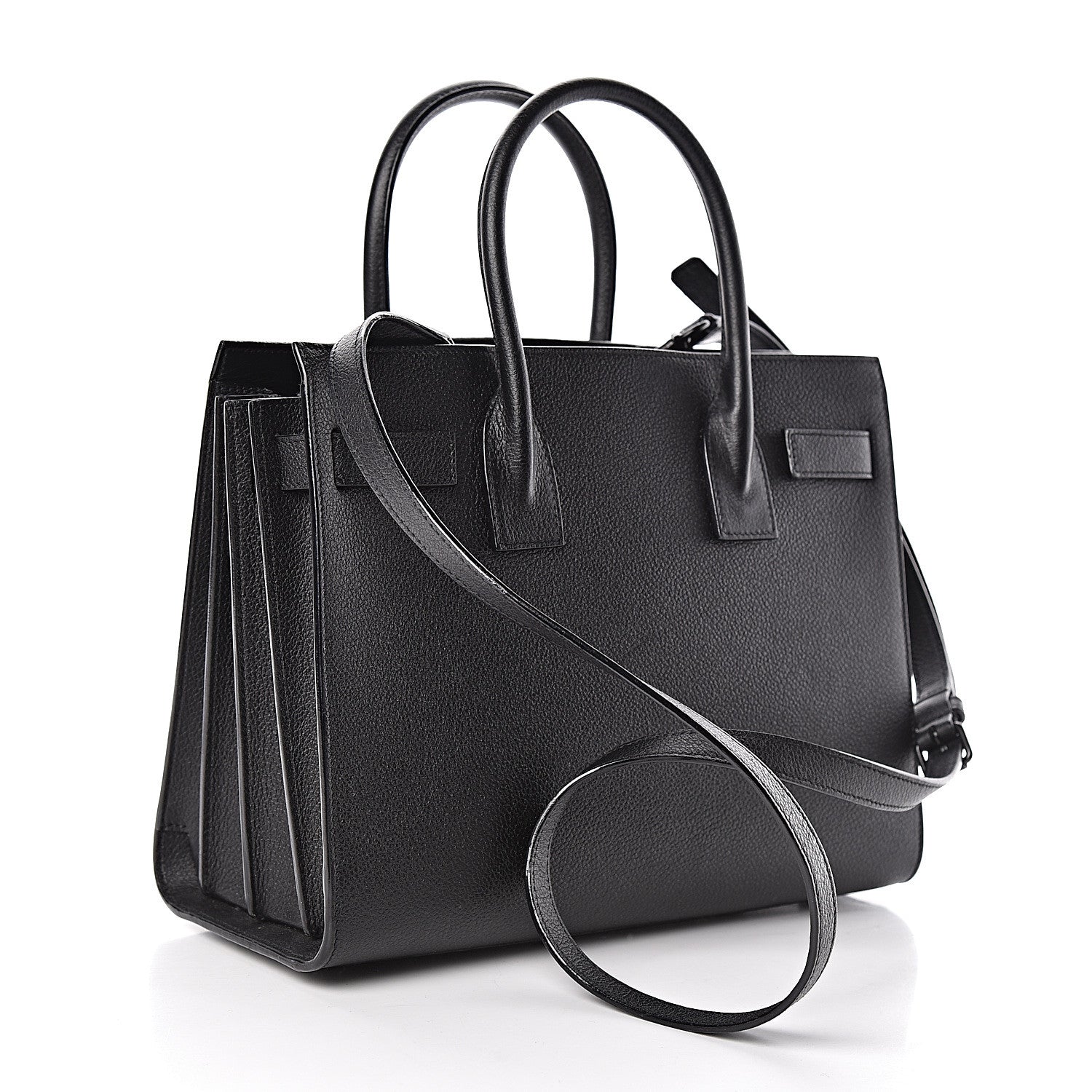 Saint Laurent Grained Calfskin Baby Sac De Jour Black 3 of 10