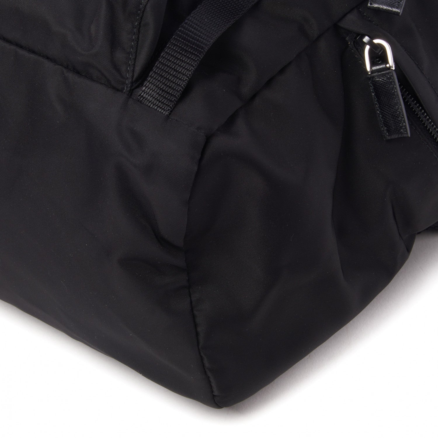 Prada Tessuto Nylon Montagna Double Buckle Backpack Black 5 of 8