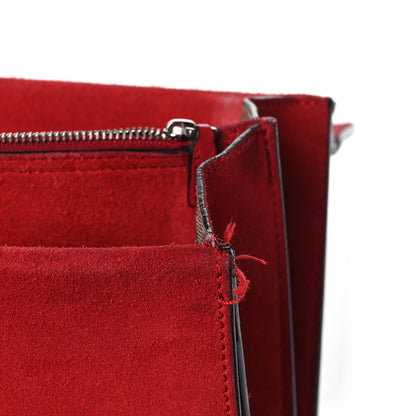 Gucci GG Supreme Monogram Suede Cudu Medium Dionysus Shoulder Bag Beige Ebony Vulcanic Red 14 of 18