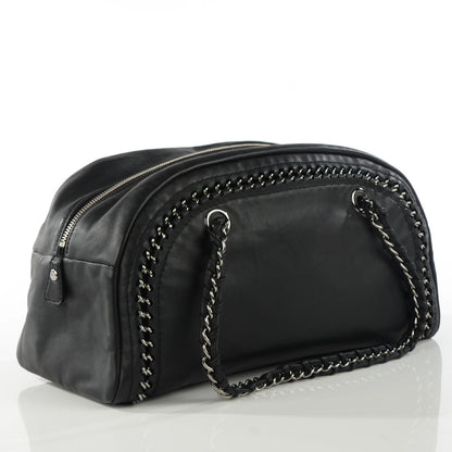 Chanel Smooth Calfskin Medium Luxe Ligne Bowler Black 3 of 7