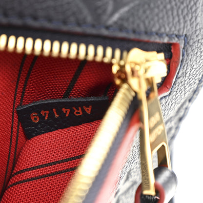 Louis Vuitton Empreinte Pochette Metis Marine Rouge 7 of 10
