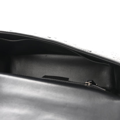 Christian Dior Calfskin Lucky Star Macrocannage Medium Caro Bag Black 5 of 10