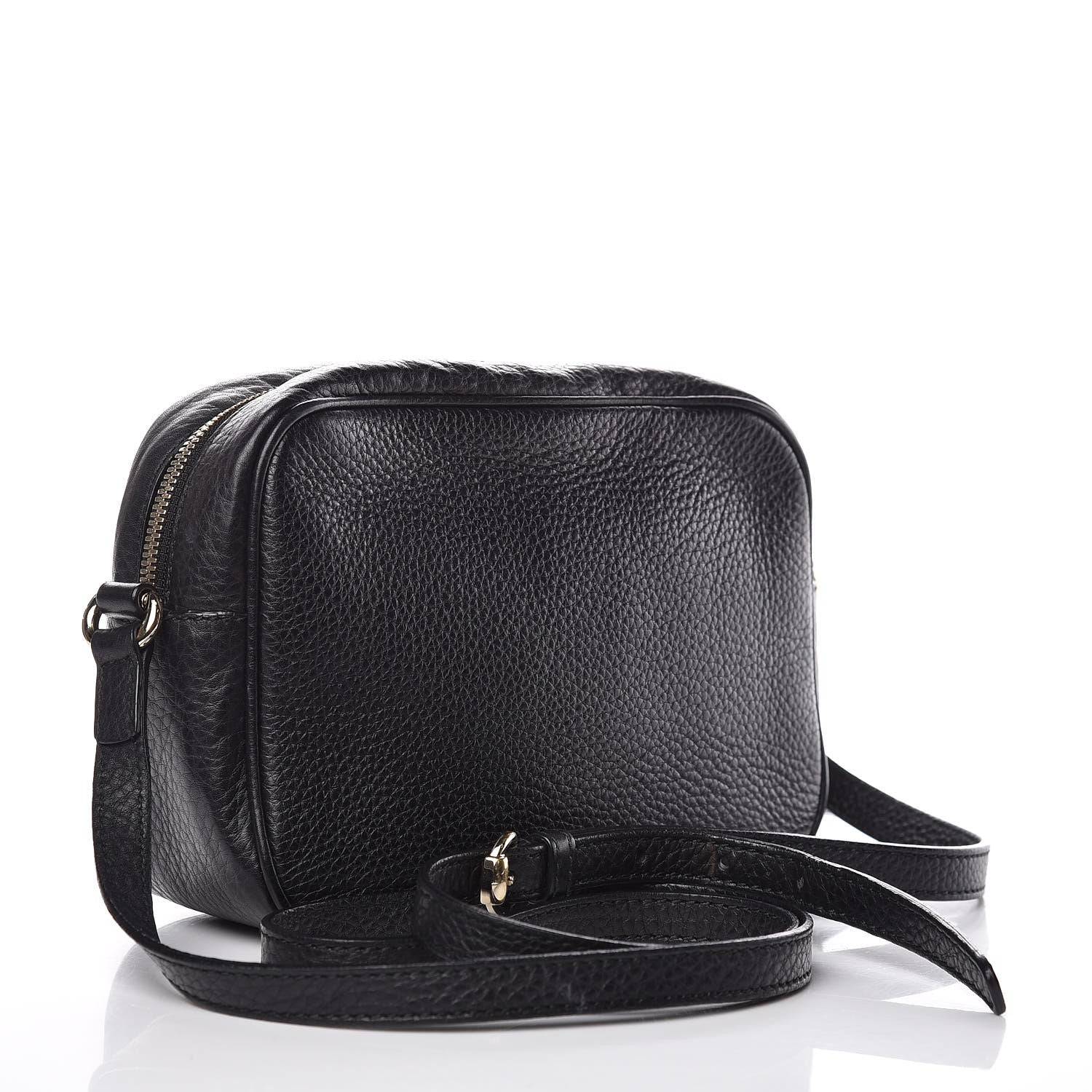 Gucci Pebbled Calfskin Small Soho Disco Bag Black 3 of 12
