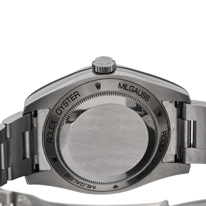 Rolex Stainless Steel 40mm Oyster Perpetual Milgauss Watch Z-Blue 116400GV 4 of 5