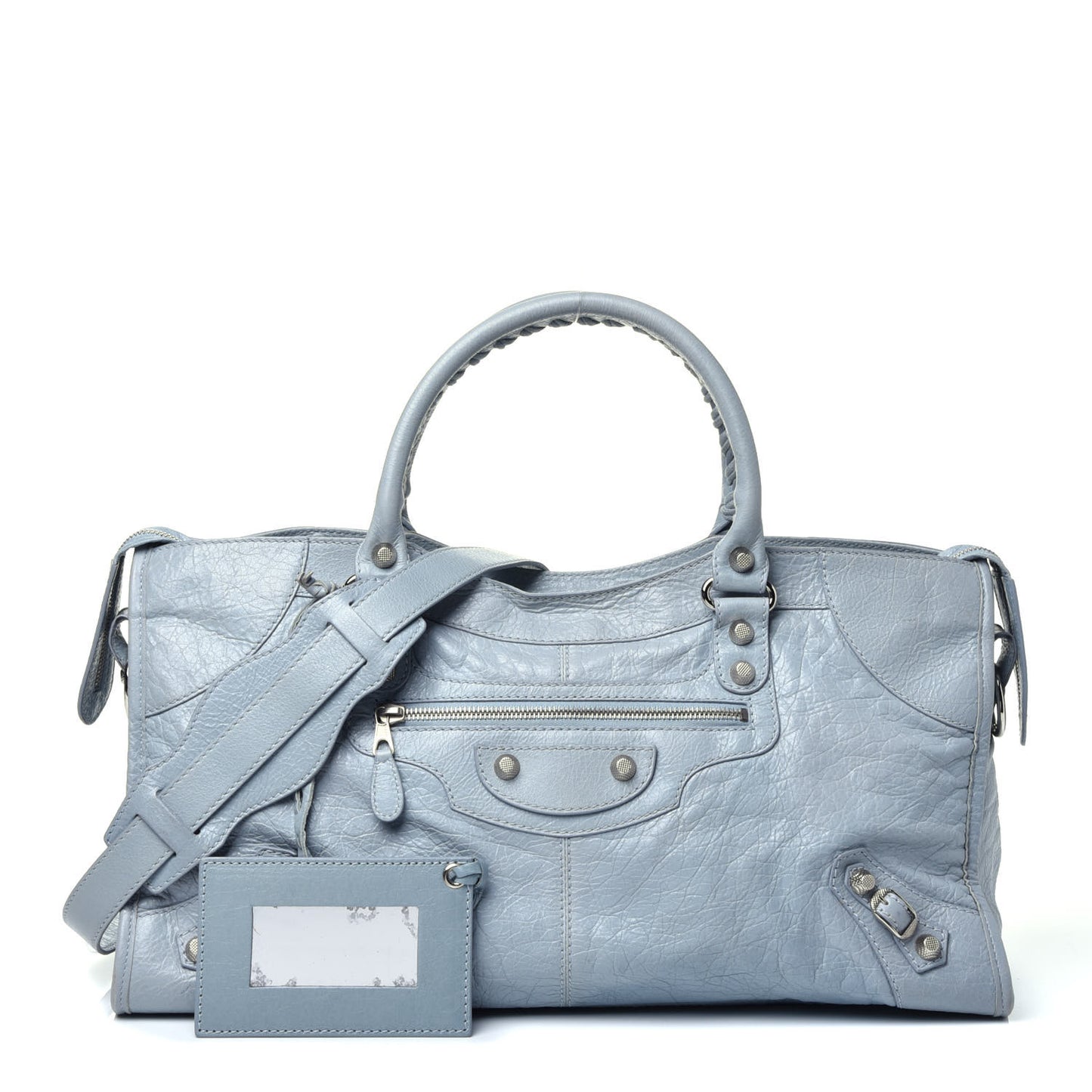 Agneau Giant 12 Silver Hardware Part Time Bleu Opaline