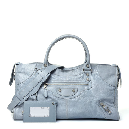 Balenciaga Agneau Giant 12 Silver Hardware Part Time Bleu Opaline 1 of 11