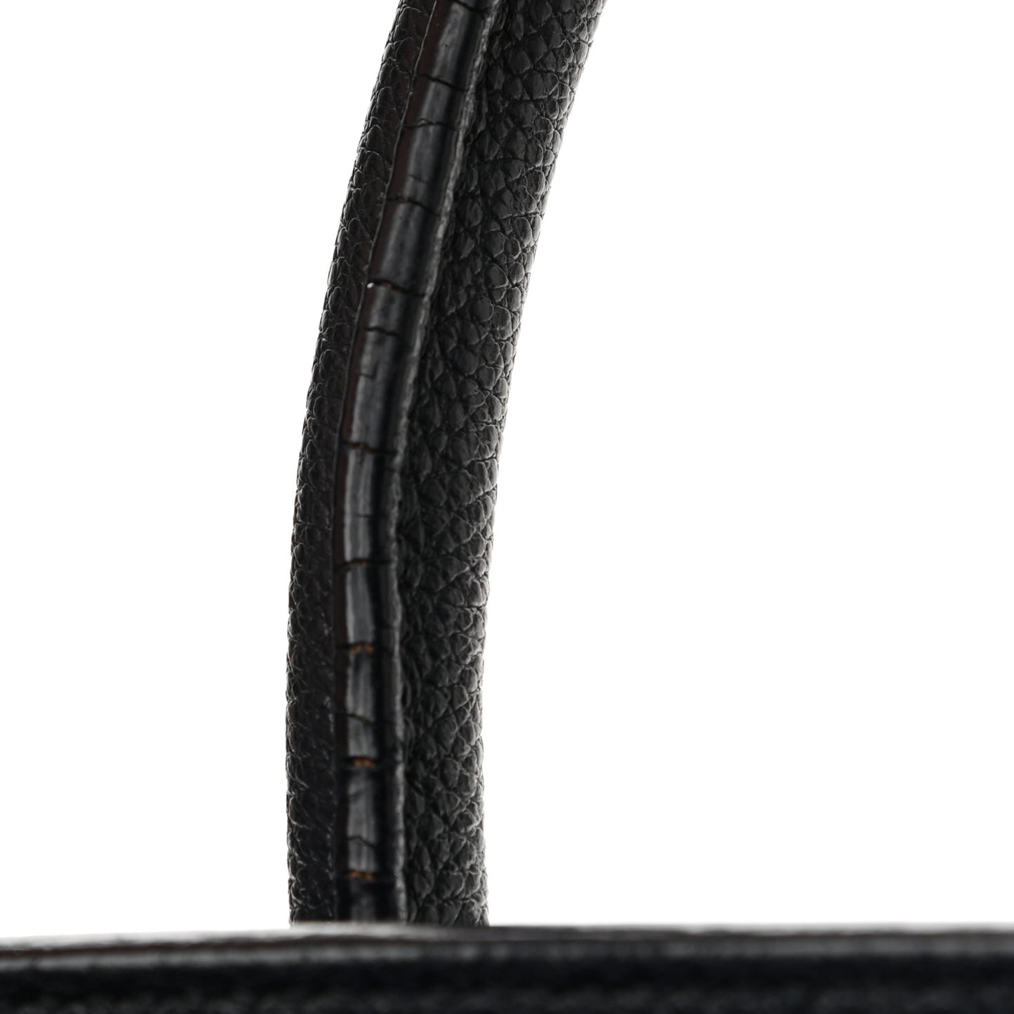Grained Calfskin Small Sac De Jour Black