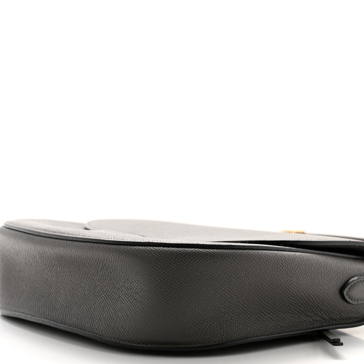 Baby Grained Calfskin Small Trotteur Grey