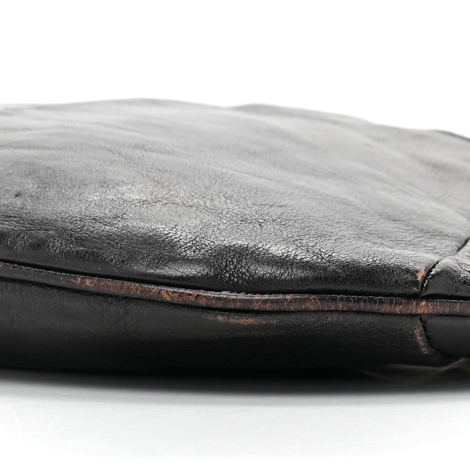 Saint Laurent Buffalo Horn Medium Mombasa Hobo Black 7 of 13