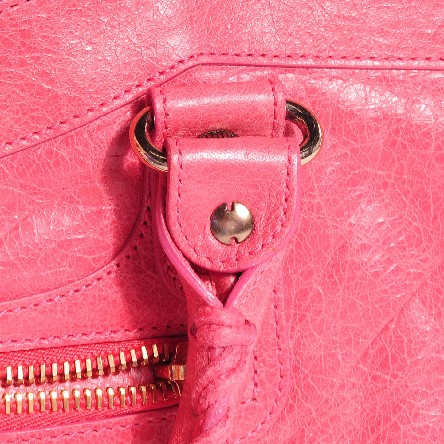 Agneau Giant 12 Rose Gold Hardware First Grenadine