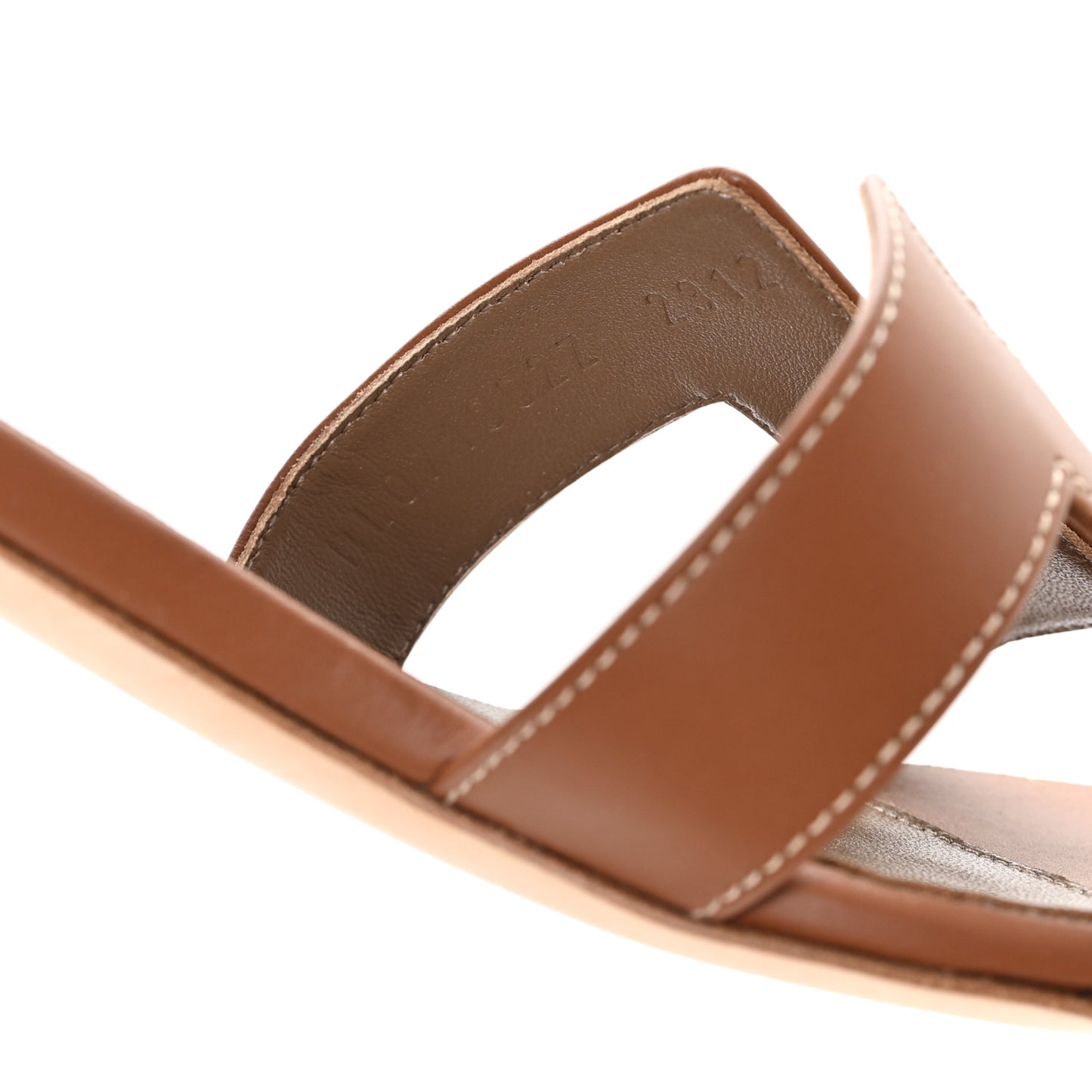 Calfskin Oasis Sandals 39 Gold