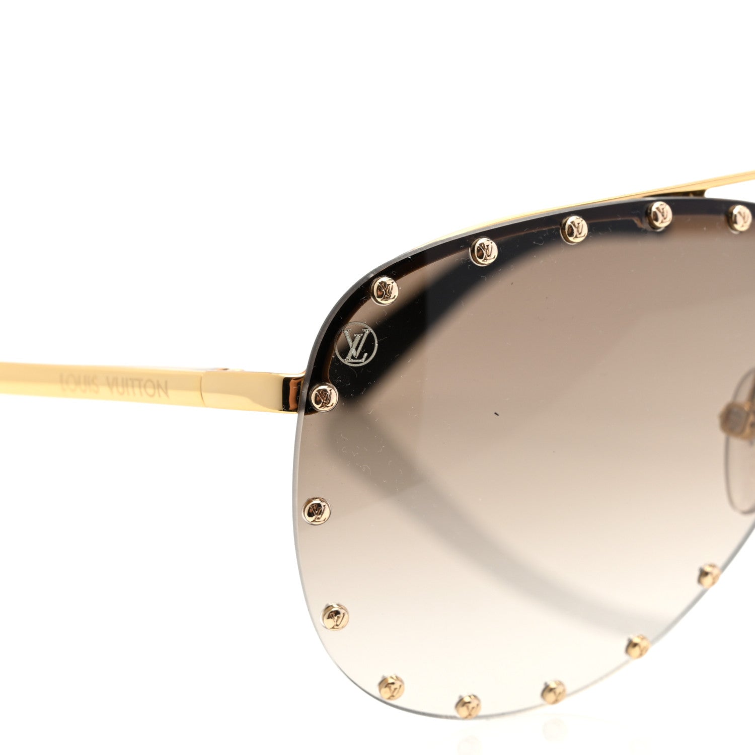 Louis Vuitton The Party Aviator Gradient Sunglasses Z0914U Brown 7 of 8