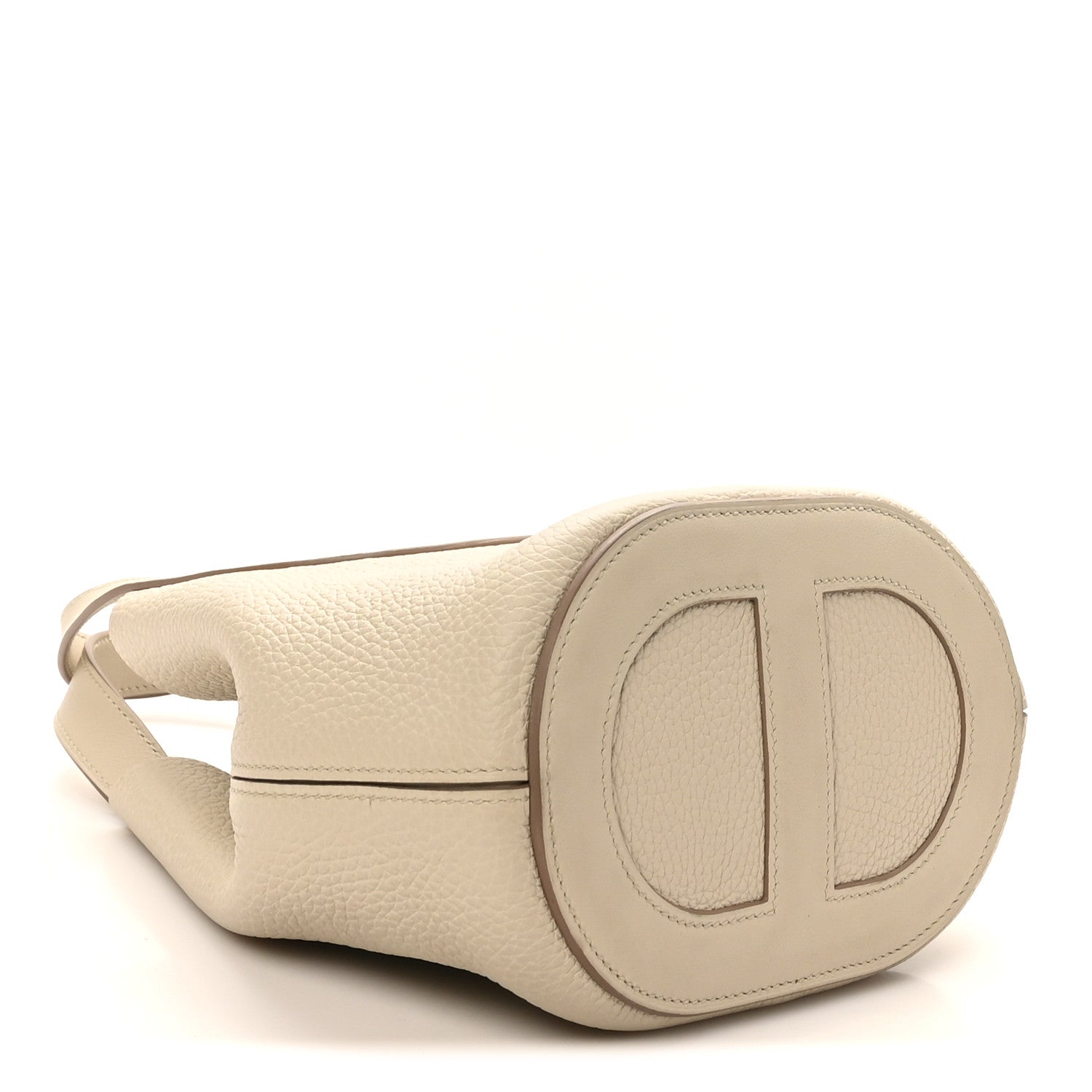 Hermes Taurillon Clemence Swift In-The-Loop 18 Bag Beton 1806293