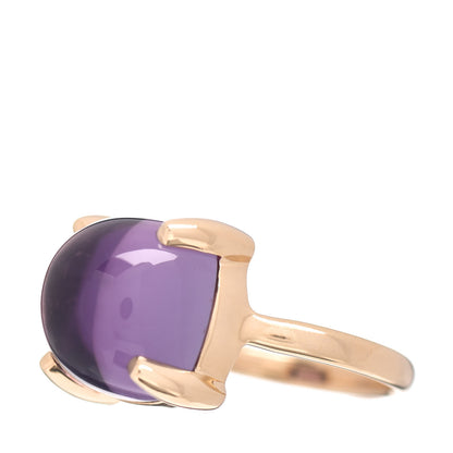 Tiffany 18K Yellow Gold Amethyst 12mm Paloma Picasso Sugar Stacks Ring 53 6.25 3 of 5