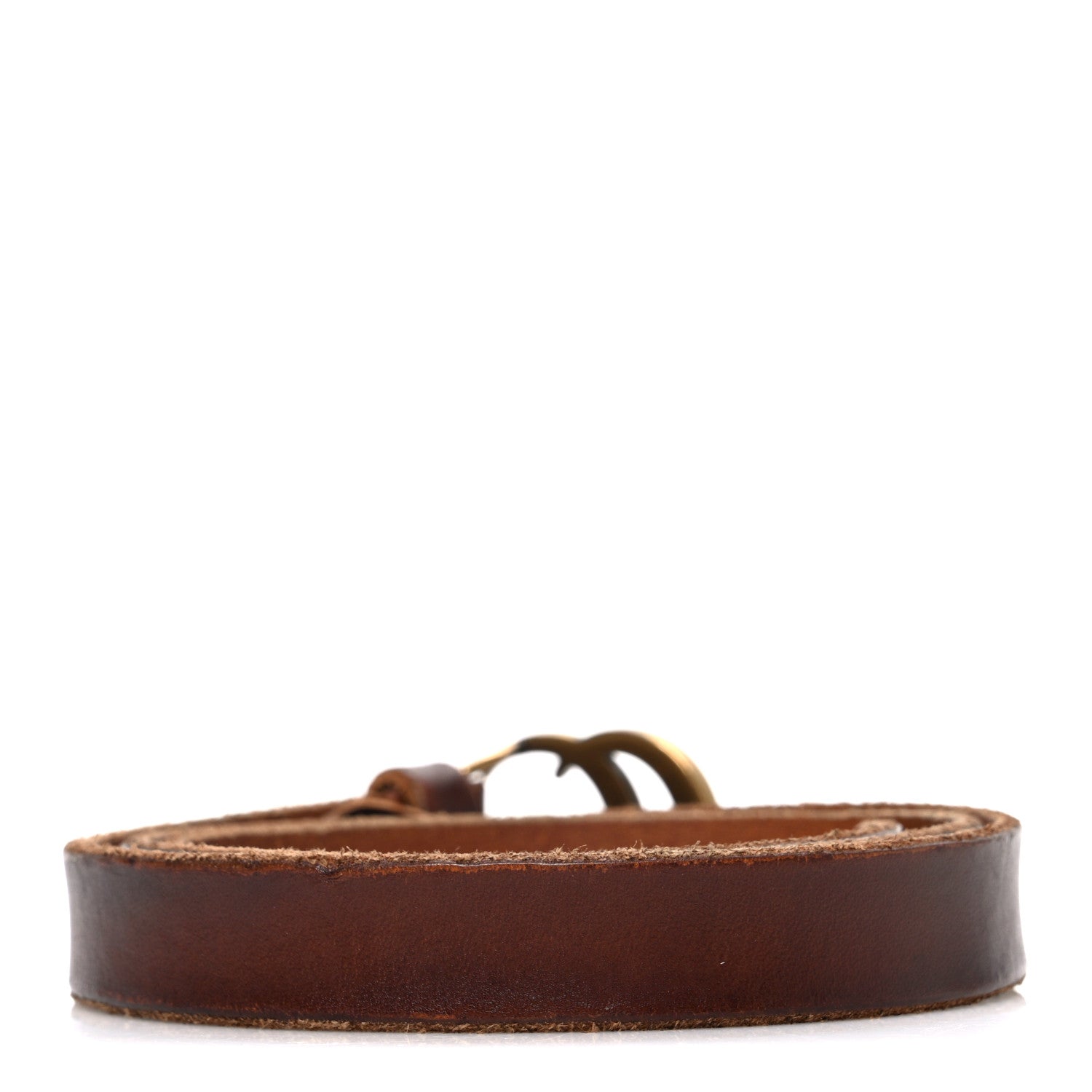 Gucci Faded Calfskin Double G 20mm Belt 80 32 Cuir 2 of 5