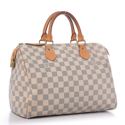 Louis Vuitton Damier Azur Speedy 30 3 of 9