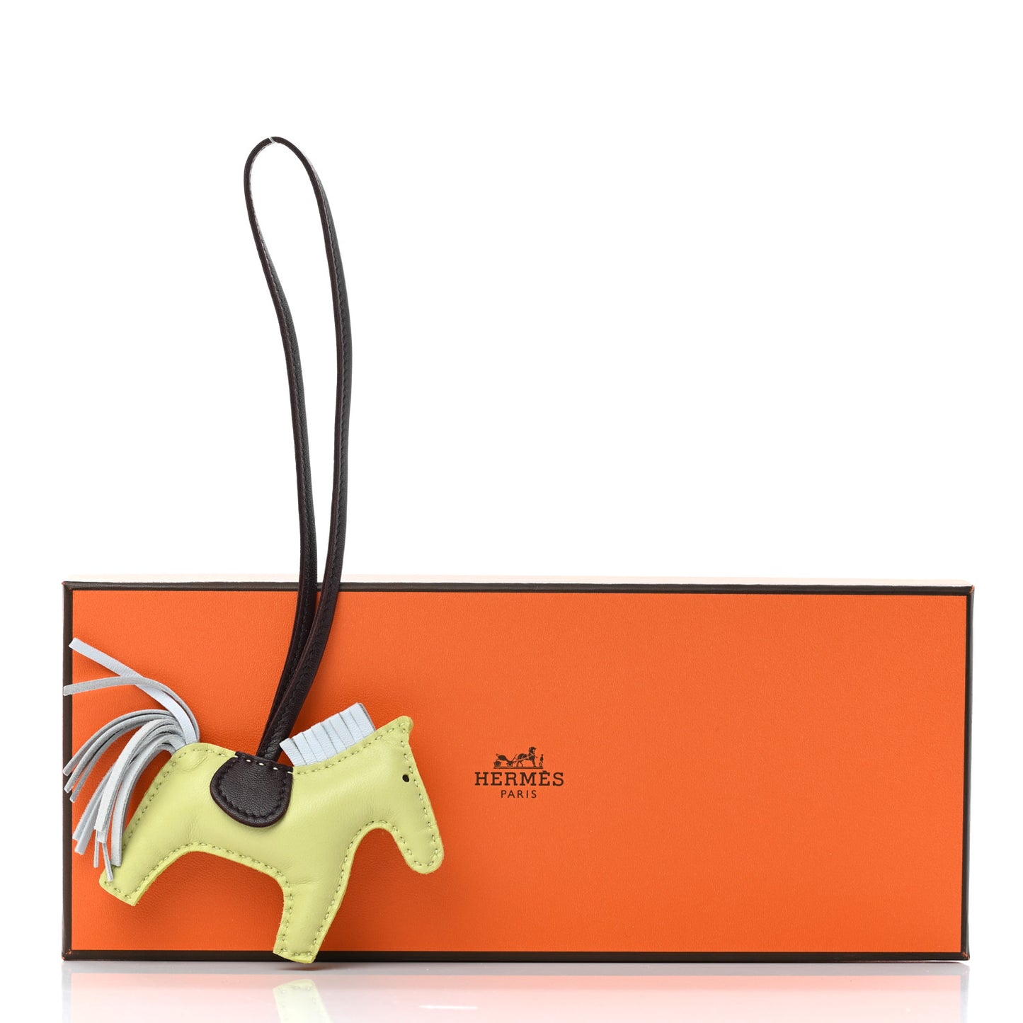 Milo Lambskin Grigri Rodeo Horse Bag Charm PM Jaune Bourgeon Bleu Brume Rouge Sellier