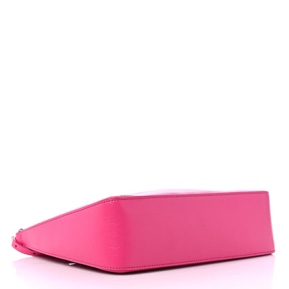 Givenchy Tumbled Calfskin Small Moon Cut Out Shoulder Bag Neon Pink 4 of 9