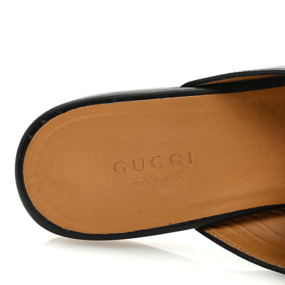 Gucci Calfskin Womens Princetown Slippers 36.5 Black 7 of 8