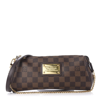 Louis Vuitton Damier Ebene Eva Clutch 1 of 9