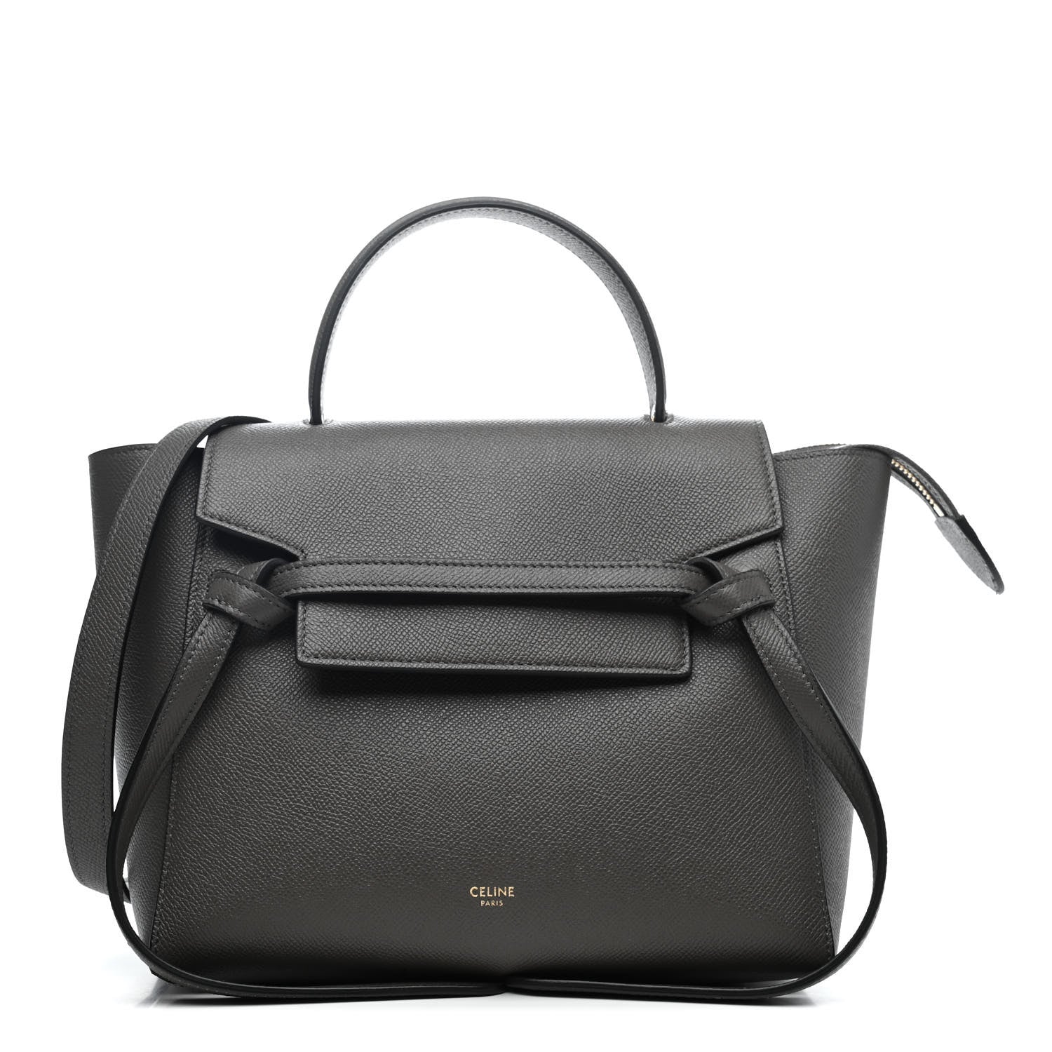 Celine Grained Calfskin Micro Belt Bag Grey 1 of 4