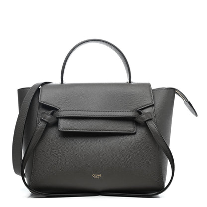 Celine Grained Calfskin Micro Belt Bag Grey 1 of 4