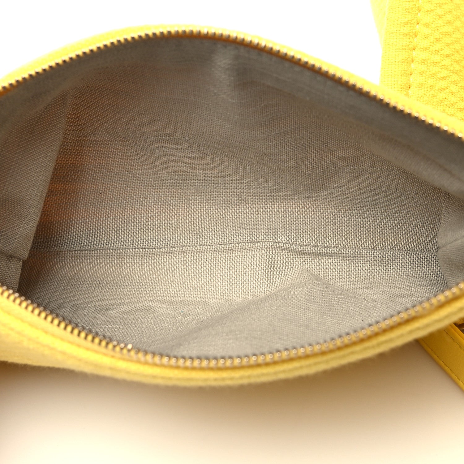 Chanel Mixed Fibers Small Deauville Tote Yellow 7 of 17