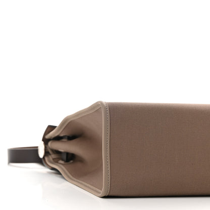 Hermes Vache Hunter Toile Herbag Zip 31 PM Etoupe Ebene 9 of 10