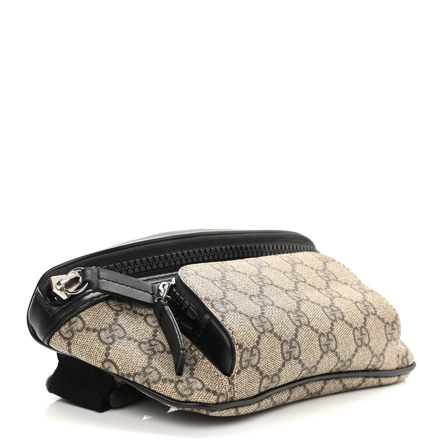 Gucci GG Supreme Monogram Belt Bag Black 5 of 11