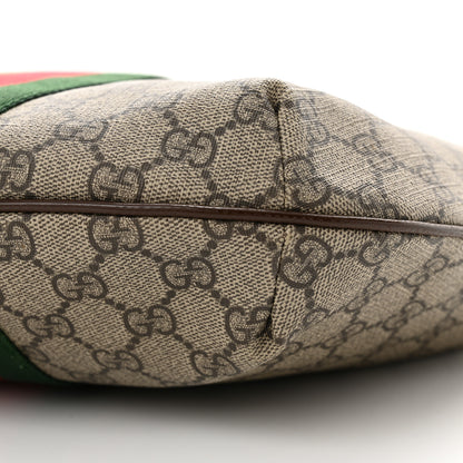 Gucci GG Supreme Monogram Web Small Ophidia Half Moon Hobo Brown 10 of 15