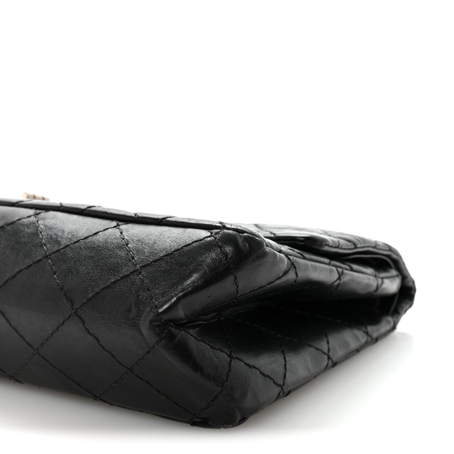 Chanel Aged Calfskin Quilted 2.55 Reissue 226 Flap Black 19 of 19