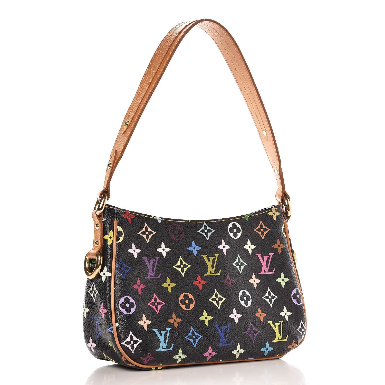 Louis Vuitton Monogram Multicolor Lodge PM Black 3 of 14