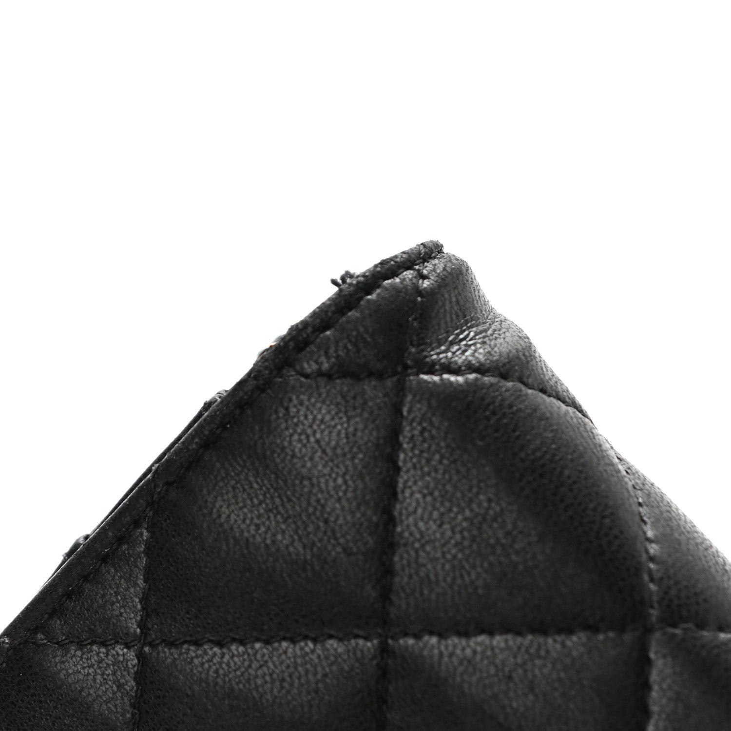 Chanel Lambskin Quilted Wallet On Chain WOC Black 12 of 14