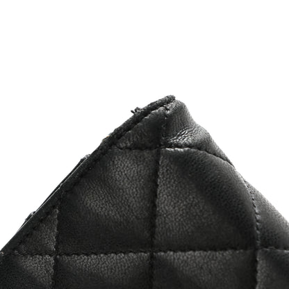 Chanel Lambskin Quilted Wallet On Chain WOC Black 12 of 14