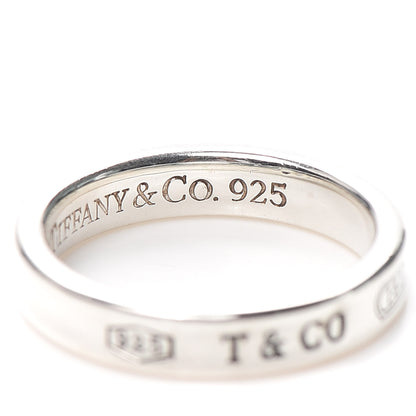 Tiffany Sterling Silver Narrow 1837 Band Ring 52 6 5 of 5